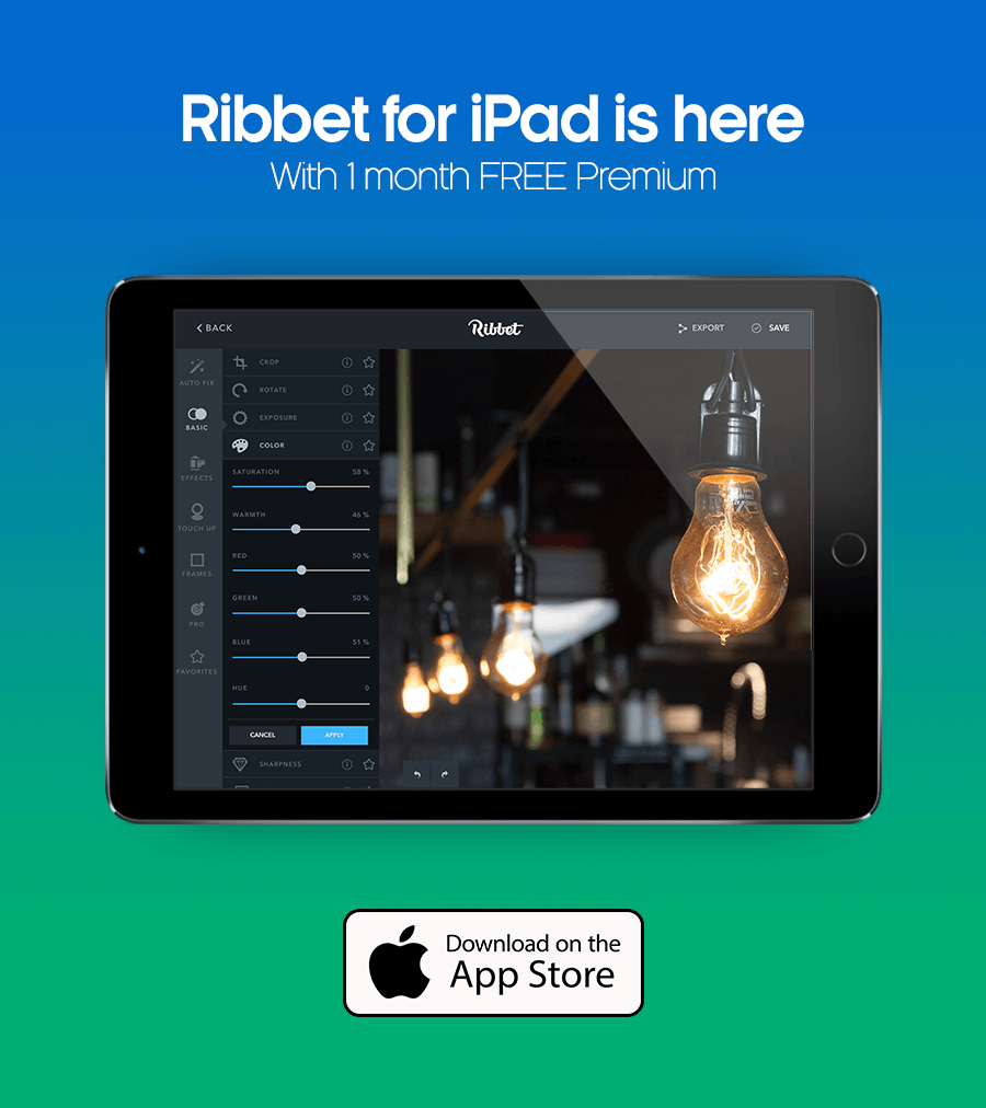 Ribbet for iPad is here - With 1 month Free Premium